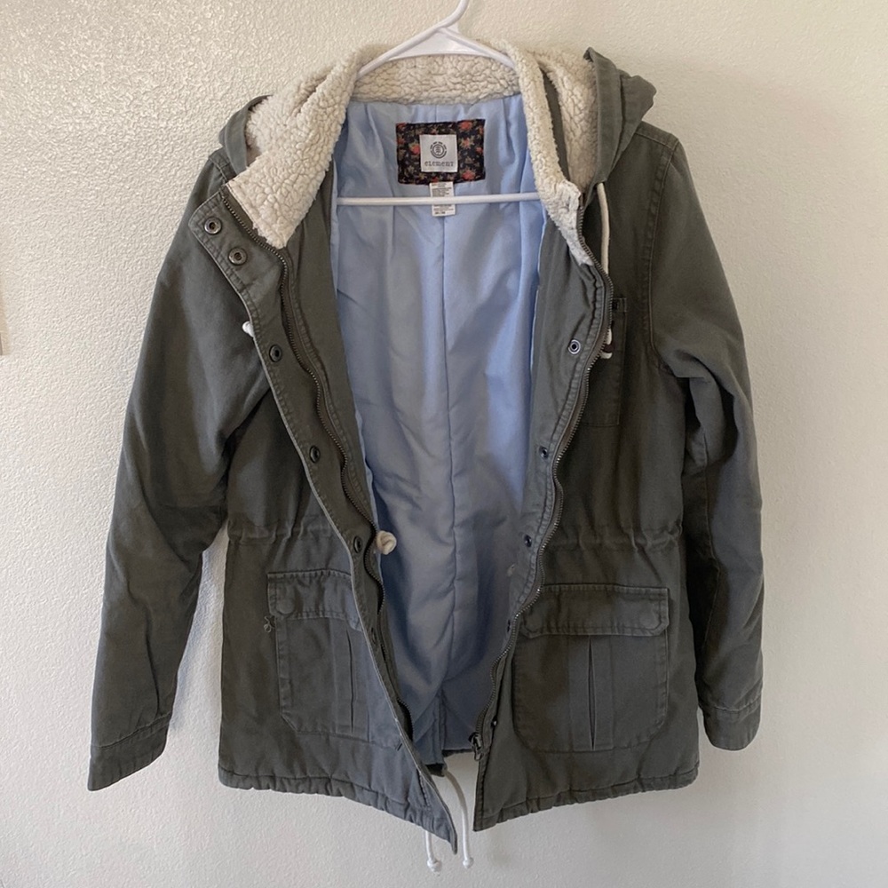 Element Army Green Cargo/Utility Jacket
